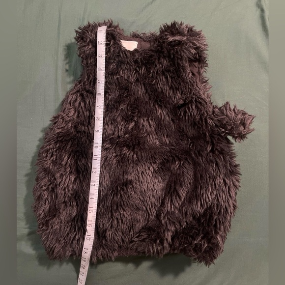 Pottery Barn Kids Furry Black Cat Costume 12-24 months - Picture 3 of 3